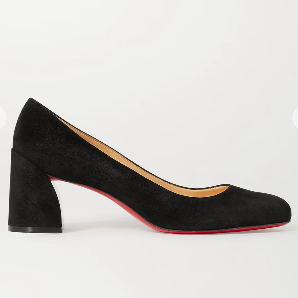 CHRISTIAN LOUBOUTIN “Miss Sab 55” Suede/Velours 41.5